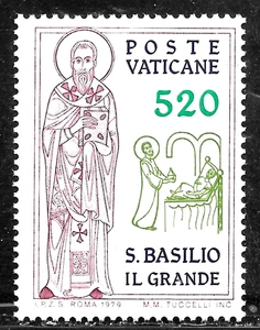 HICK GIRL- MINT VATICAN CITY STAMP SC#653 1979 ST. BASIL J917 - Picture 1 of 2
