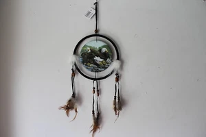 DREAMCATCHER PLUMAS INDIAS CUENTAS DE MADERA ÁGUILAS ÁGUILA RÍO BOSQUE (CR27) - Imagen 1 de 2