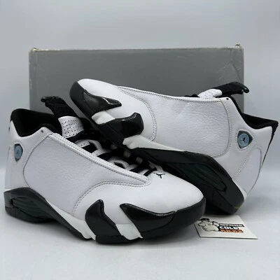 耐克 Air Jordan 14 OG 氧化绿色 9 码 136011103 芝加哥黑色鞋头 XIV — 第 1/4 张图片