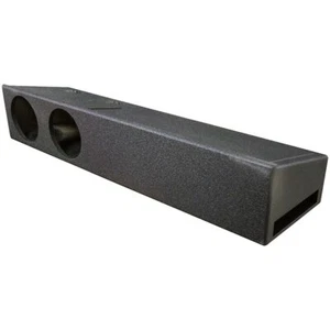 DUAL 8" PORTED UNDERSEAT FRONTFIRE ENCLOSURE for 2009+ FORD F150 2017+ F250/F350 - Picture 1 of 3