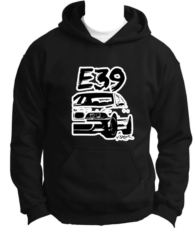 BMW E39 5 серии толстовка с капюшоном DTG печать логотип толстовка с капюшоном бампер удивительный автомобиль любитель толстовка - Изображение 1 из 4