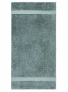 Yves Delorme Bath Towel 28” X 55” Etoile Blue/Green  Organic Cotton & modal - Picture 1 of 4