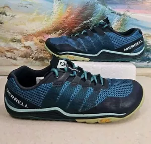 Merrell Trail Glove 5 Shoes Women's 9 Teal Minimalist Barefoot Running Sneaker - Picture 1 of 13
