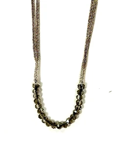 Stella & Dot Piper Silber verstellbare Größe Halskette Neu in Box - Bild 1 von 9