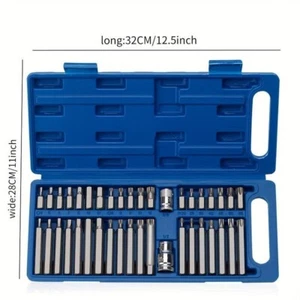40 Piece TX STAR Hex Hexagon XZN Mechanic Tool Bit Set - Picture 1 of 4