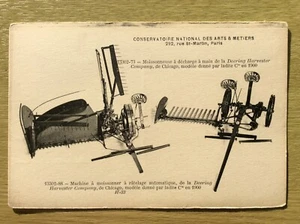 DEERING HARVESTER Company ~ Antique Agricultural Machinery Postcard .. - Picture 1 of 2