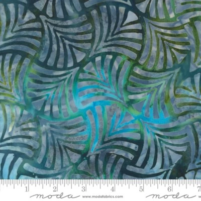Blue Ridge Batiks Blue Lagoon para Moda 1/2 YD 4367 27 Foto 1 de 2