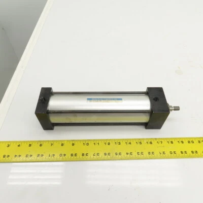 Mead HD-250x8-FB Double Acting Pneumatic Cylinder 8" Stroke 2.5" Bore 5/8" Rod - Image 1 of 4