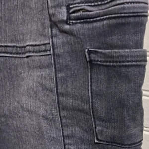 Boy’s Size 14 Art Class Denim Utility Joggers. Drawstring. Cargo Pockets Elastic - Picture 1 of 8