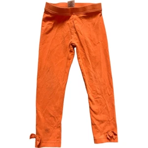 Toddler Girls Gymboree Bright Orange Bow Detail Leggings - Sz 3T - Picture 1 of 1