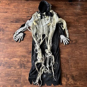 Gauze Ghost Skeleton Child Costume Size Large 12-14 - Picture 1 of 9