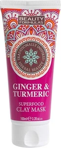 Beauty Formulas Ginger And Turmeric Superfood Clay Mask 100ml - Picture 1 of 1