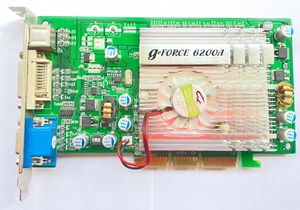 Noname Nvidia GeForce 6200 AGP 256MB 64bit DDR2 Video Graphics Card - Picture 1 of 5