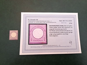 16 sauber postfrisch geprüft Dr. Zill BPP mit Befund (int.Nr:P5816) - Bild 1 von 13
