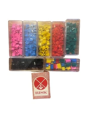 Parts Lot Risk Parker Brothers Continental Board Game 1968  Pieces  READ - Image 1 of 4