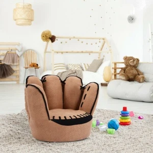 Kids Sofa Five Finger Baseball Armrest Chair Couch Children Living Room Toddler - Picture 1 of 11