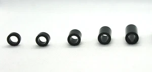 Nylon Spacers M6 / M8 x 3 5 10 15 20mm Length Unthreaded Cylindrical. Pack of 10 - Picture 1 of 31