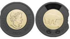 2022 Canadian Coin Honouring Queen  - one Two Dollar Toonie $2 Black Ring Coin