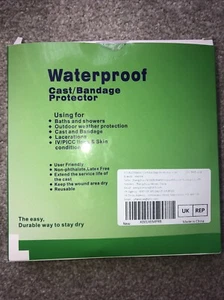 NEW: Waterproof Cast Bandage Protector Re-Usable Injury Protect Adult Short Arm - Picture 1 of 10