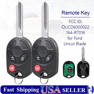 2 For 2004 2005 2006 2007 2008 2009 2010 Ford Crown Victoria Remote Key Fob 3Btn - Picture 1 of 8