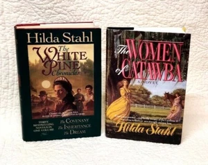 Lot of 2 Hilda Stahl White Pine Chr. Women of Catawba Christian Religious Novels - Imagen 1 de 3