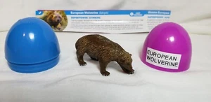 Yowie European Wolverine Sammlerstück Miniaturfigur Tiere mit Superkräften - Bild 1 von 5