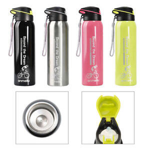 Mountain Bicycle Water Bottle Bike Riding Insulated Cup Stainless Steel Thermos