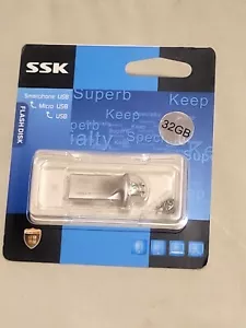 SSK 32gb flash drive usb3 OTG Pack 10 pc - Picture 1 of 3