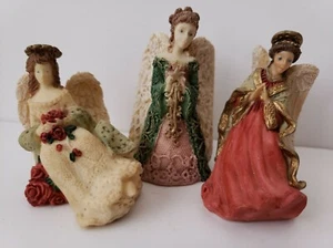 United Design Angel Collection "CRIMSON AND EMERALD ANGELS" AA-512, 513 & 514 - Picture 1 of 7