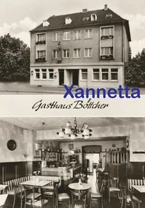Postal de fotos real Hannover Herrenhausen Gasthaus Böttcher años 50/60 hotel am Schloß - Imagen 1 de 2