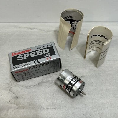 Graupner Speed 300 6V Elektromotor Motor RC 3306 Modellbau (Robbe) NEW - Image 1 of 4
