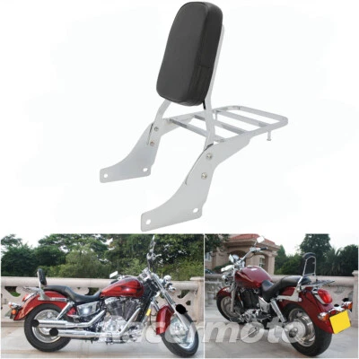 For Honda Shadow VT1100 SABRE 1100 ACE 1995-2005 Backrest Sissy Bar Luggage Rack - Image 1 of 4