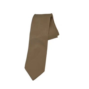 Corbata Brioni dorada 100 % seda para hombre hecha a mano en Italia - Imagen 1 de 6