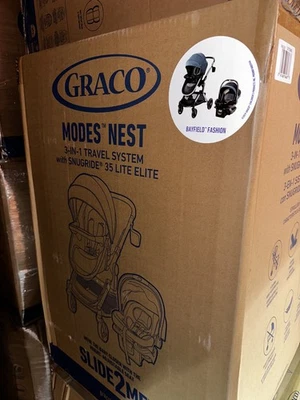 Graco Modes Nest Travel System Bayfield | 3-in-1 Stroller & Car Seat Combo | New - Image 1 of 4