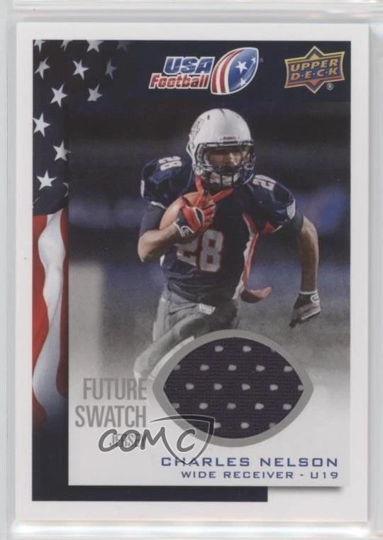 2014 Upper Deck USA Football Jerseys Charles Nelson #43 - Image 1 of 2