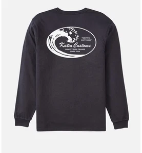 KATIN TIDAL Longsleeve T-Shirt Polar Navy Men’s Large NWT - Picture 1 of 5