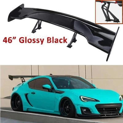 Glossy Black 46" GT-Style Rear Trunk Spoiler Racing Wing For Subaru BRZ 2013-24 Foto 1 de 4
