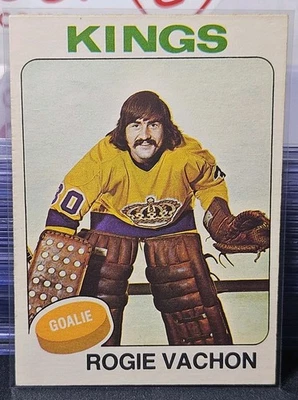 75-76 O-Pee-Chee Rogie Vachon 🚨🚨🚨 Los Angeles Kings  - Image 1 of 2