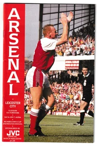 Arsenal v Leicester City 1991/92 League Cup 2nd Round 2nd Leg - Picture 1 of 1
