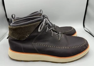 Chaco Chukka Boots Mens Dixon Size 14 Mid Denim Blue Suede Mid Shoes Outdoor - Picture 1 of 8