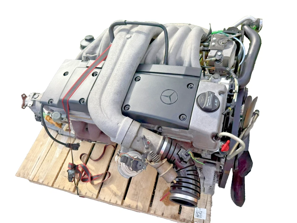 95-97 Mercedes-Benz E300 OM606 Engine Complete Assembly + Transmission  Only 49K - Image 1 of 4