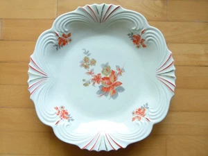 Zier- Vorlegeteller Porzellan Blumenmotiv - D 29 cm | C & E Carstens Reichenbach - Bild 1 von 3