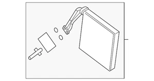 Genuine Nissan Evaporator Core 27280-3JC3C - Picture 1 of 2