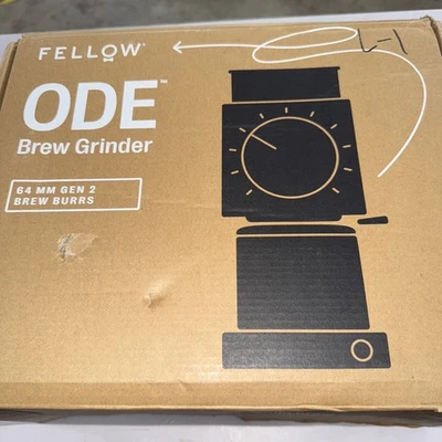 Amoladora de cerveza Williams Sonoma Fellow Ode 64 mm Gen 2 negra nueva caja abierta Foto 1 de 2