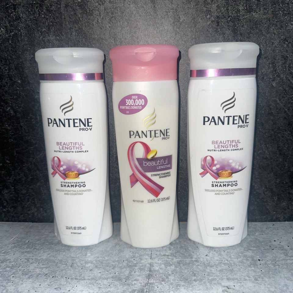 Lote de 2 champú Pantene PRO-V hermosas longitudes 12,6 oz Foto 1 de 1