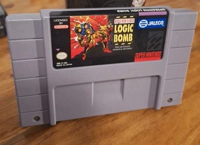 Operation Logic Bomb Super Nintendo SNES Tested Working Excellent Condition  - Image 1 of 2