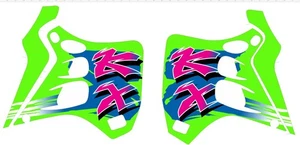 Shroud Graphics for 1990-1991 Kawasaki KX125 250 KX250 125 - Picture 1 of 1