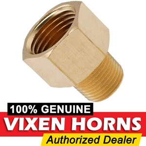 3/8"NPT MALE TO 1/2"NPT FEMALE BRASS THREAD EXPANDER FITTING F/HORN/TANK VXA3812 - Picture 1 of 2