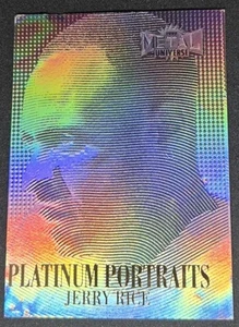 Jerry Rice 1997 Platinum Portraits 5 of 10 A280 - Picture 1 of 4