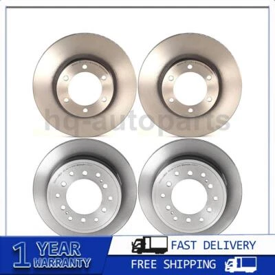 Front Rear Brake Rotors For Lexus GX470 2009 2008 2007 2006 2005 2004 2003 - Image 1 of 4